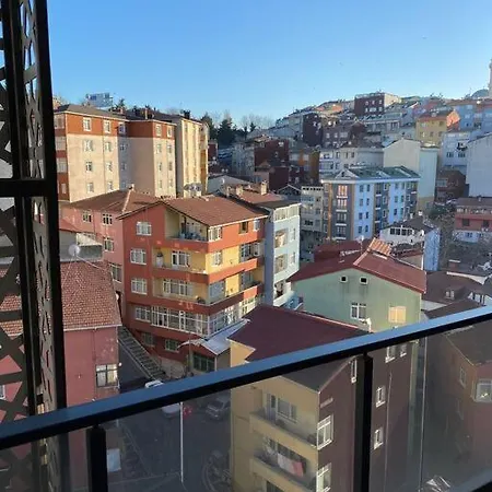 Sevimli Mustakil Apartman Bir Yatak Odasi Bir Salon Ve Balkonlu Apartment